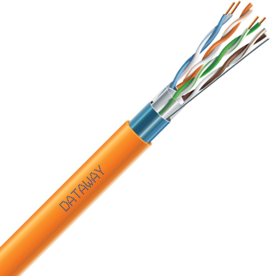 Dataway FTP cable, CAT6, LSZH, B2ca, 500m, orange