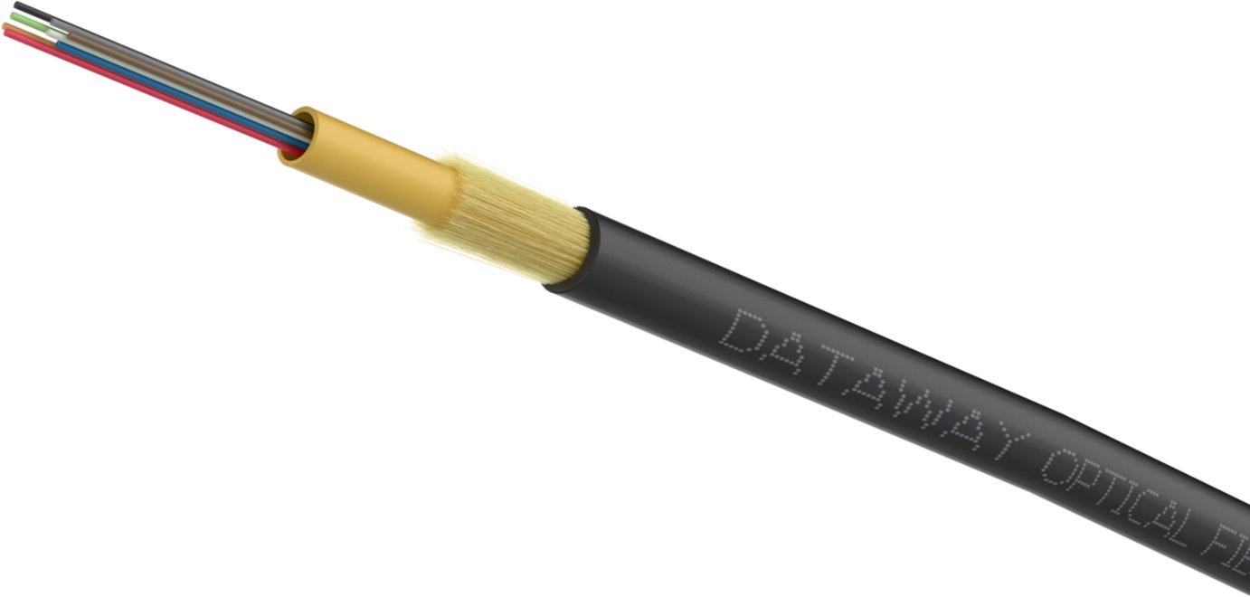 Dataway DROP optical cable, 24 fibers, SM, LSZH, G.657A2, Eca, 1000m