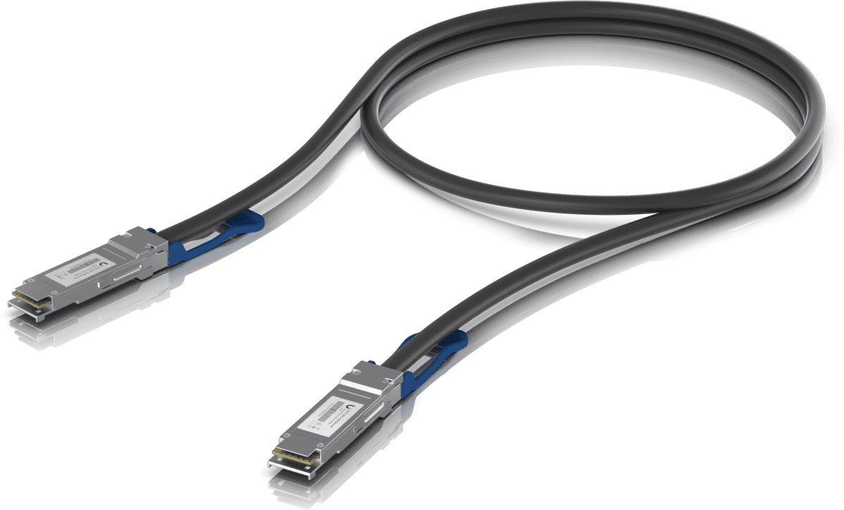 Ubiquiti QSFP28 DAC cable, 100 Gbps, 0.5m, 10 pack