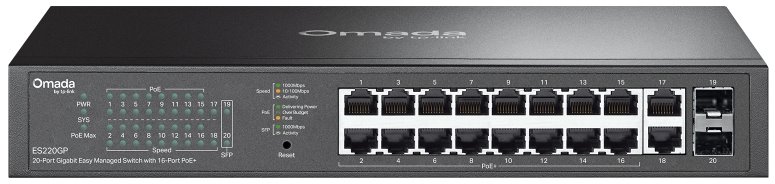 TP-Link ES220GP Omada Gigabit Easy PoE Switch