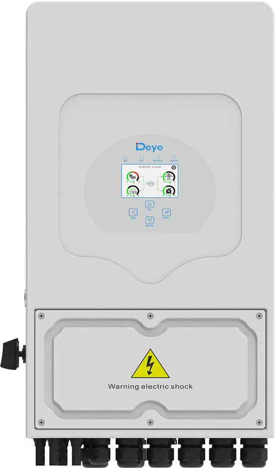 DEYE hybrid inverter 6 kW, 1 phase, LV, 5th generation