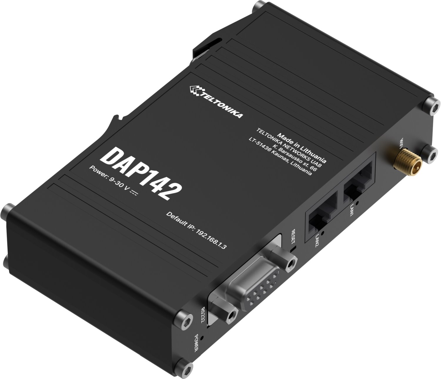 Teltonika DAP142 Industrial DIN rail access point, RS232