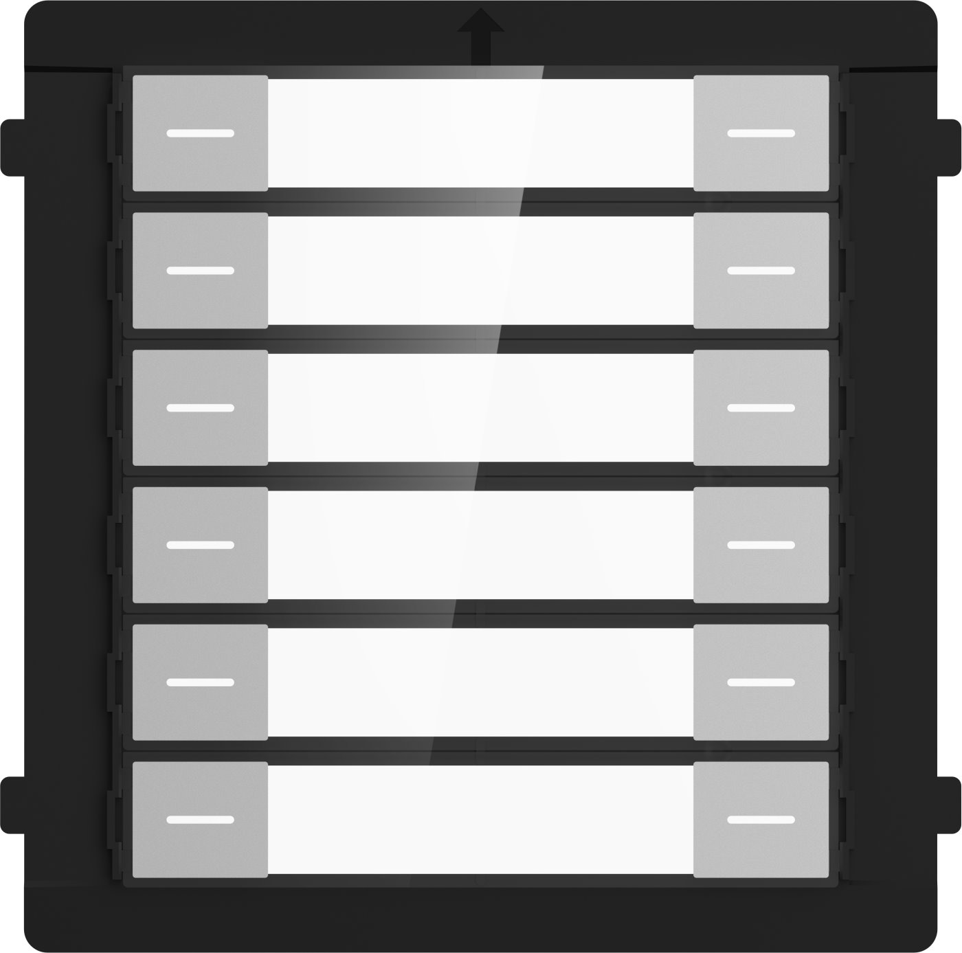 Hikvision DS-KD-K12 Module with 12 nametag buttons for IP intercom