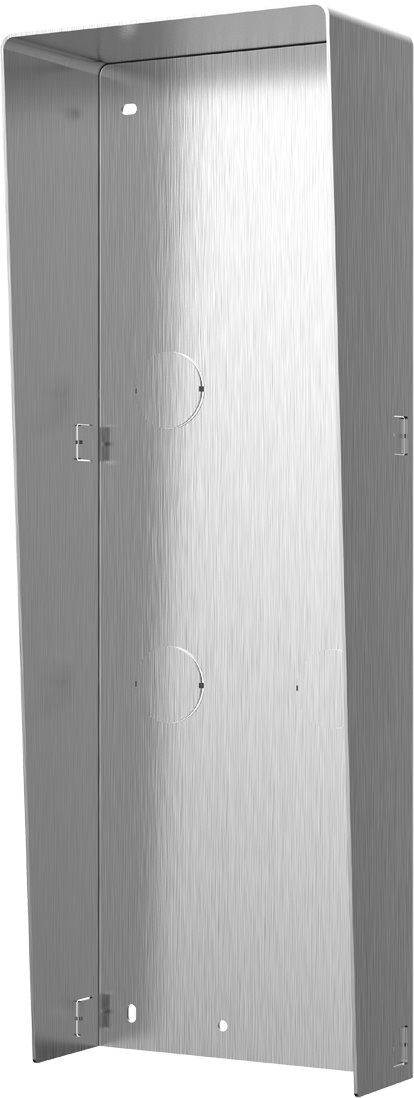 Hikvision DS-KABD8003-RS3/S Wall mount protective shield for 3-module Intercom, stainless steel