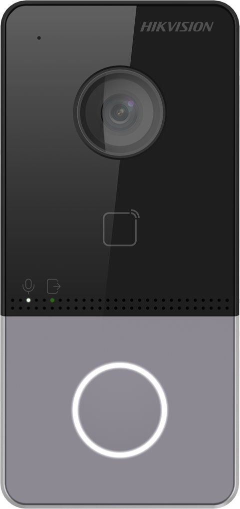 Hikvision DS-KV6113-WPE1(C), IP door intercom with 2Mpx camera, button and WiFi