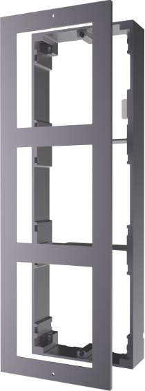 Hikvision DS-KD-ACW3, 3x frame for surface mounting of intercom, graphite