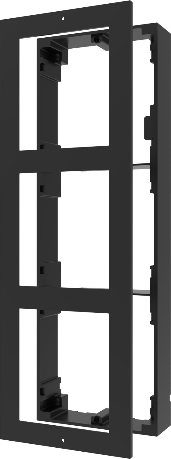 Hikvision DS-KD-ACW3/Black, 3x frame for surface mounting of intercom, black