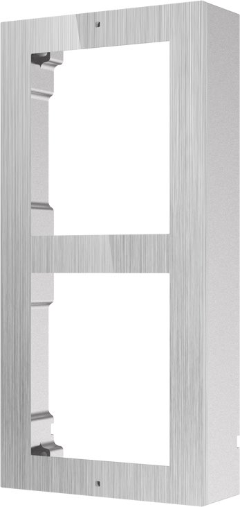 Hikvision DS-KD-ACW2/S, 2x frame for surface mounting of intercom, stainless steel