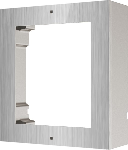 Hikvision DS-KD-ACW1/S, 1x frame for surface mounting of intercom, stainless steel