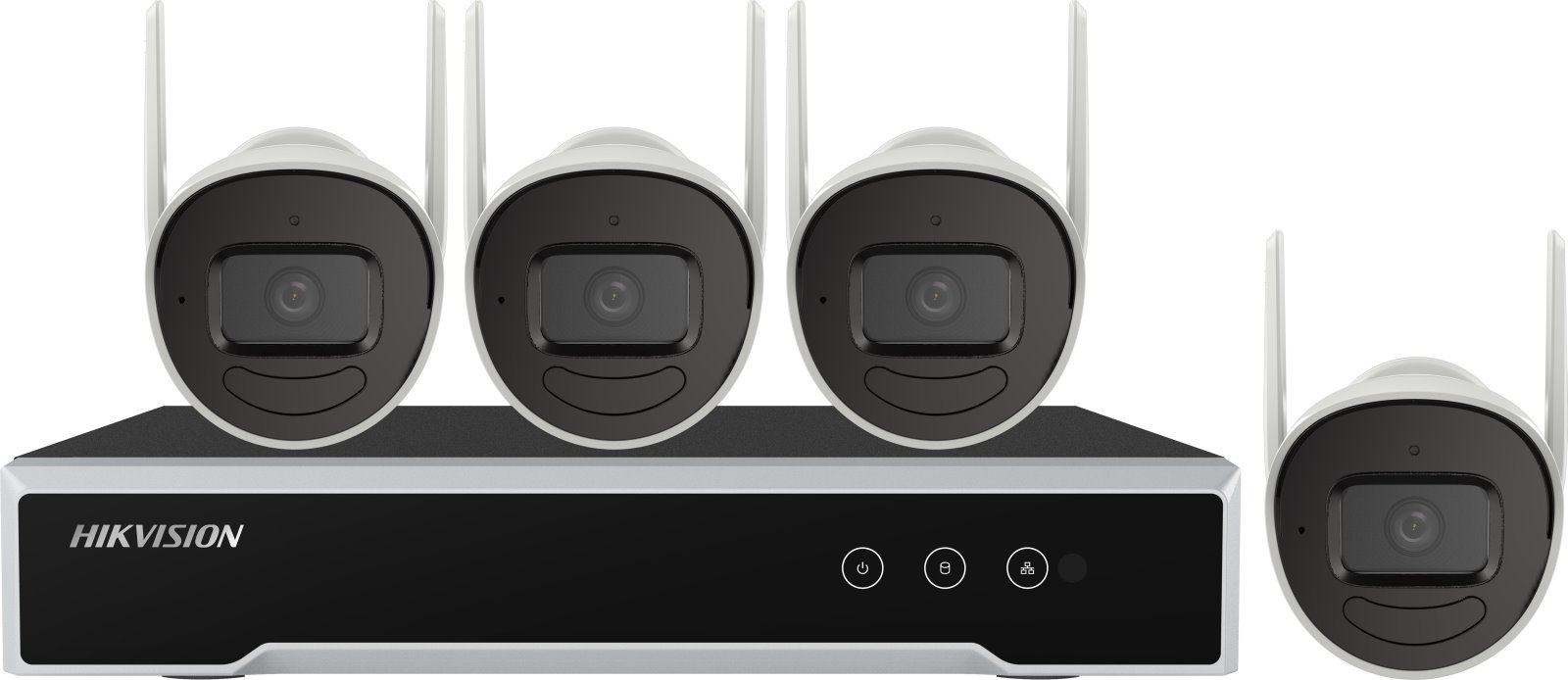 Hikvision IP camera 4Mpx WiFi kit NK844W0H-1T(E), NVR and 4 bullet cameras, 1TB HDD