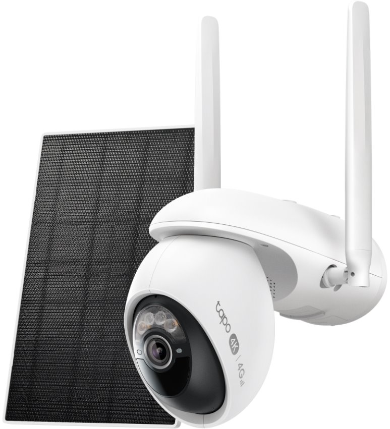 TP-Link Tapo C665G KIT, Smart Wire-Free 4G LTE Solar-Powered security camera kit, 8Mpx