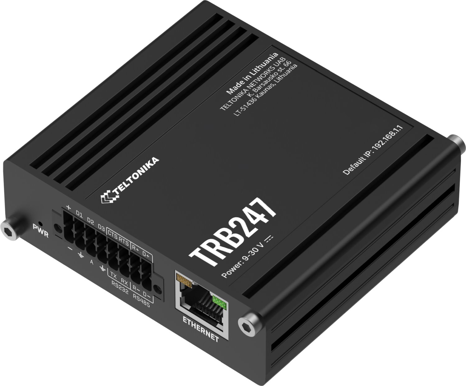 Teltonika TRB247 Industrial LTE Cat1 Gateway Router, GPS, I/O, RS232 a RS485