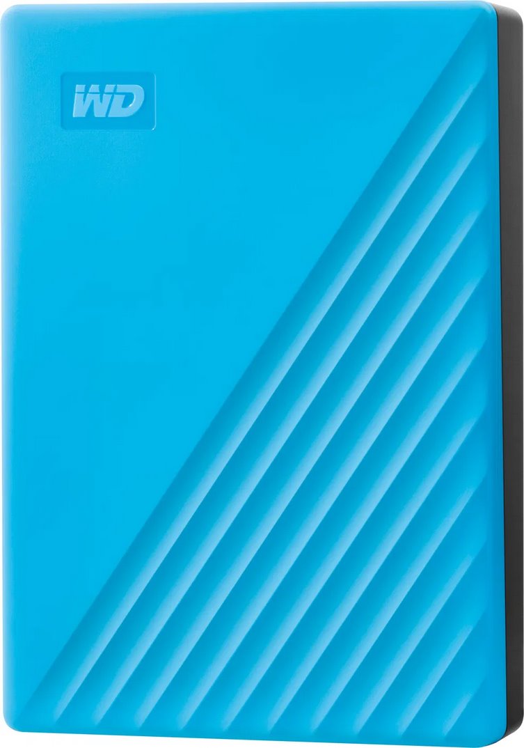 WD My Passport external HDD, 6TB, USB 3.2 Gen 1, blue