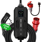 Immax cestovní nabíjecí stanice pro elektromobily EV/PHEV AC Type 2, 22 kW