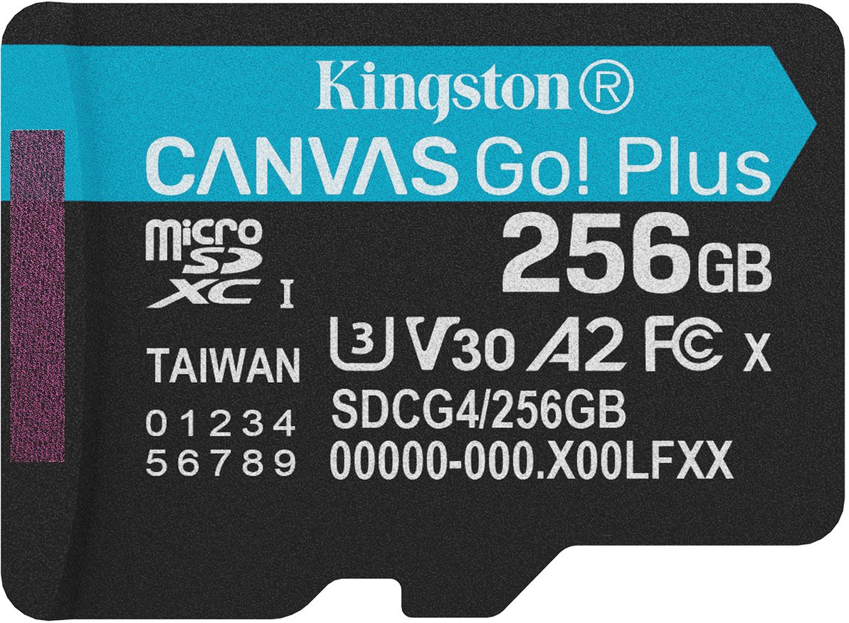 Kingston Micro SDXC Canvas Go Plus 256GB