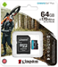 Kingston Micro SDXC Canvas Go Plus 64GB + adaptér