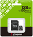 Kingston Micro SDXC Canvas Select Plus Gen3 128B + SD adaptér