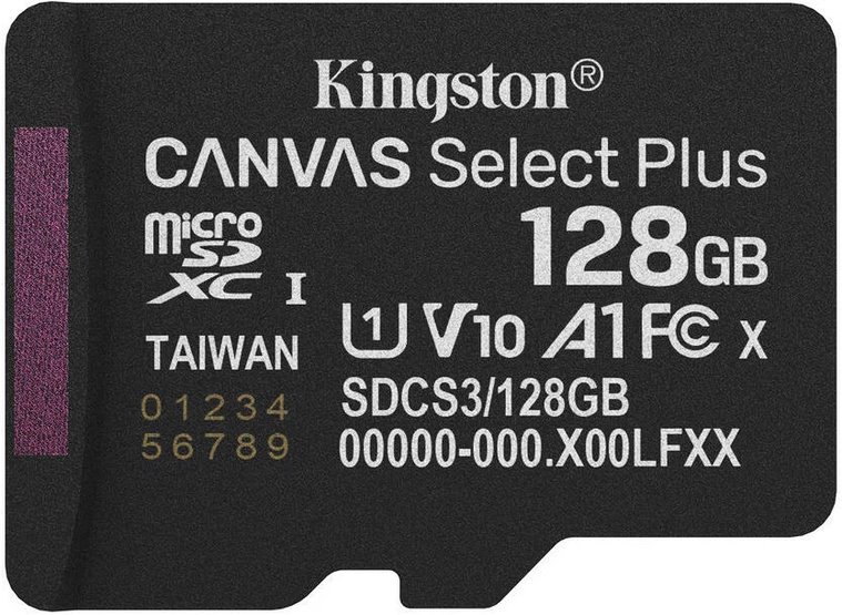 Kingston Micro SDXC Canvas Select Plus Gen3 128GB