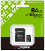 Kingston Micro SDXC Canvas Select Plus Gen3 64GB + SD adaptér