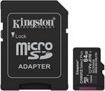 Kingston Micro SDXC Canvas Select Plus Gen3 64GB + SD adaptér