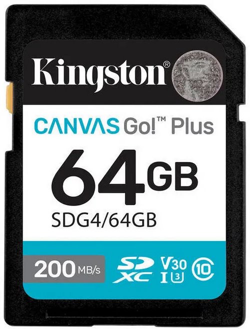Kingston SDXC Canvas Go Plus 64GB