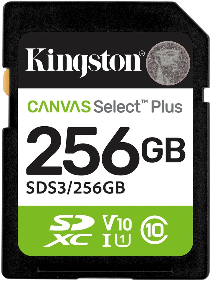Kingston SDXC Canvas Select Plus 256GB