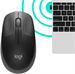 Logitech M190 Bezdrátová myš, šedá