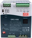 MEAN WELL DRS-480-24, Programovatelný zálohovaný zdroj na DIN lištu, 480W, 24V
