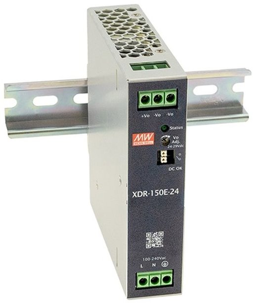 MEAN WELL XDR-150E-12 Průmyslový zdroj na DIN lištu, 132W, 12V