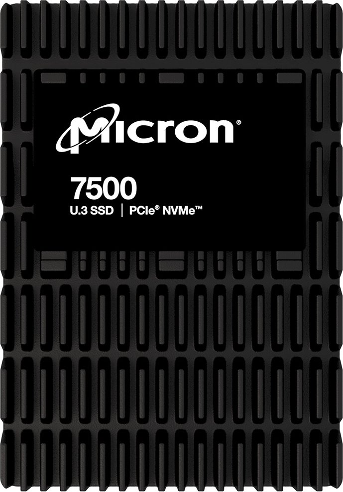 Micron 7500 PRO NVMe U.3 SSD, 3.84TB, 2.5", 15mm