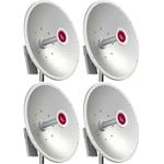 MikroTik MTAD-5G-30D3, mANT30, 30dBi Parabolická anténa Dual 5GHz, 2x RPSMA, standardní úchyt - balení 4ks