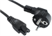 Napájecí kabel 230V pro notebook 3pin - schuko, 1.8m, černý