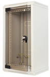 Rack Triton 10" - 10U hybridní 19" - 5U/360mm prosklené dveře, šedý