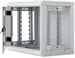 Rack Triton 19" jednodílný 15U/400mm prosklené dveře, odnímatelné bočnice,šedý