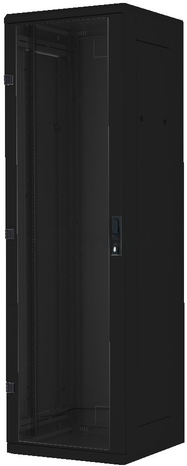 Rack Triton 19'' stojanový 42U/600x800 prosklené dveře, černý