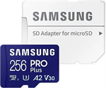 Samsung MicroSDXC 256GB PRO Plus + SD adaptér