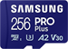 Samsung MicroSDXC 256GB PRO Plus + USB adaptér