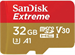SanDisk Micro SDHC Extreme 32GB + SD adaptér