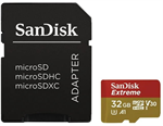 SanDisk Micro SDHC Extreme 32GB + SD adaptér