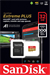 SanDisk Micro SDHC Extreme PLUS 32GB + SD adaptér