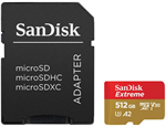 SanDisk Micro SDXC Extreme 512GB + SD adaptér