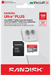 SanDisk Micro SDXC Ultra Plus 128GB + SD adaptér