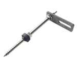 Set kombivrut šroub s horním šestihranem - A2, pr.10mm, délka 200mm a držákem profilu  A2  30x90mm