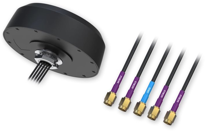 Teltonika 5G/GPS combo QUAD střešní anténa, 3m (Q8-A0308)