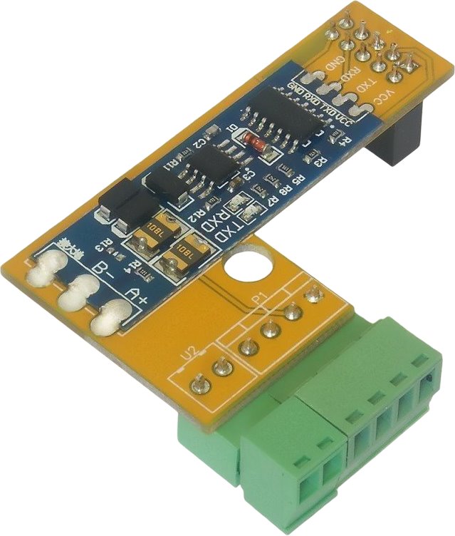 Tinycontrol Modbus RTU s převodníkem RS-485 pro elektroměr SDM120M/SDM72D-M