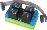 Tinycontrol Rozšiřující modul 4x relé 10A pro LAN controller LK3 a LK4
