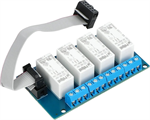 Tinycontrol Rozšiřující modul 4x relé 250VAC/16A pro LAN controller LK3 a LK4