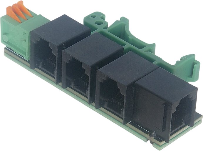 Tinycontrol tBSm Splitter 3x RJ-12 pro LAN controller LK4