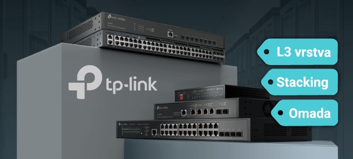TP-Link Omada stackovací L3 Switche