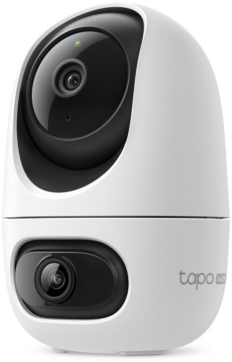 TP-Link Tapo C245D Domácí otočná kamera s naklápěním a dvěma objektivy, 3Mpx